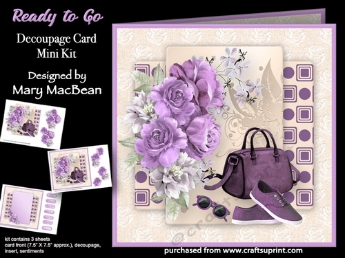 Ready to Go - Decoupage Card Mini Kit