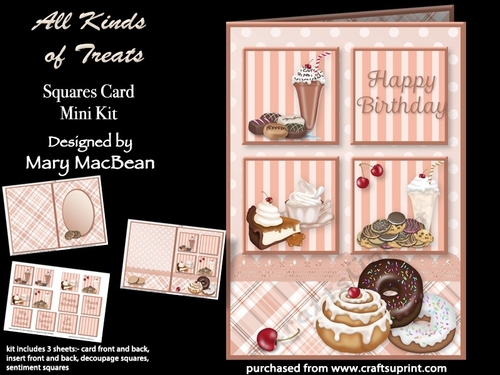 All Kinds of Treats - Squares Card Mini Kit