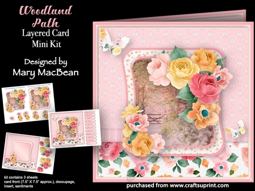 Woodland Path - Layered Card Mini Kit