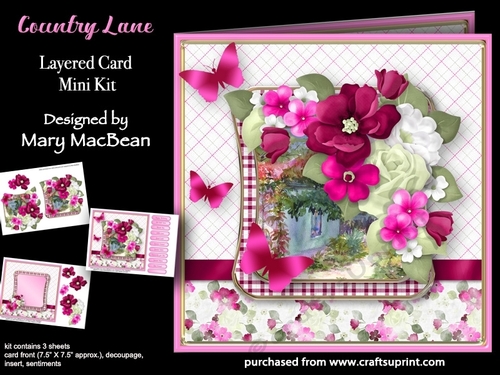 Country Lane - Layered Card Mini Kit