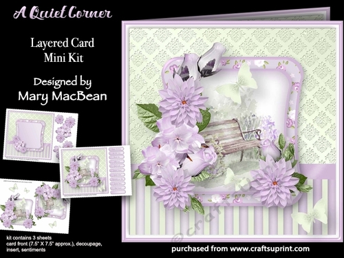 A Quiet Corner - Layered Card Mini Kit
