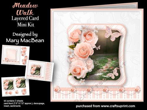 Meadow Walk - Layered Card Mini Kit