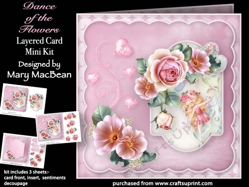 Dance of the Flowers - Layered Card Mini Kit