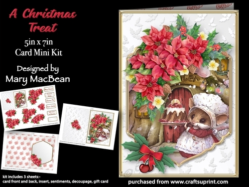 A Christmas Treat - 5in x 7in Card Mini Kit