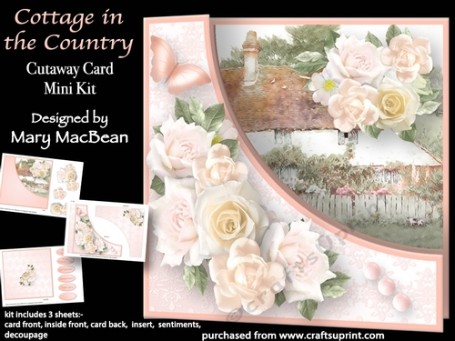 Cottage in the Country - Cutaway Card Mini Kit