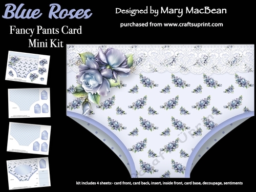 Blue Roses - Fancy Pants Card Mini Kit