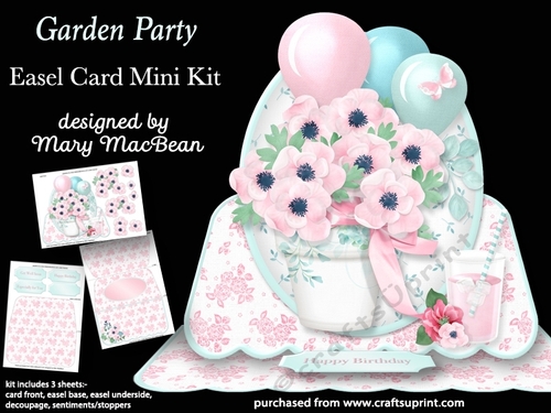 Garden Party - Easel Card Mini Kit