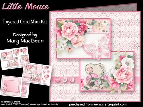 Little Mouse - Layered Card Mini Kit