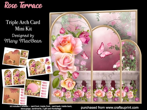 Rose Terrace - Triple Arch Card Mini Kit
