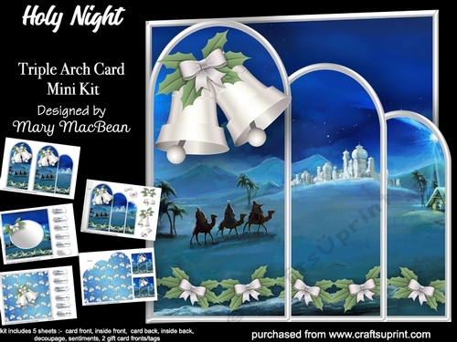 Holy Night - Triple Arch Card Mini Kit