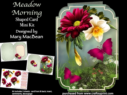 Meadow Morning - Shaped Card Mini Kit