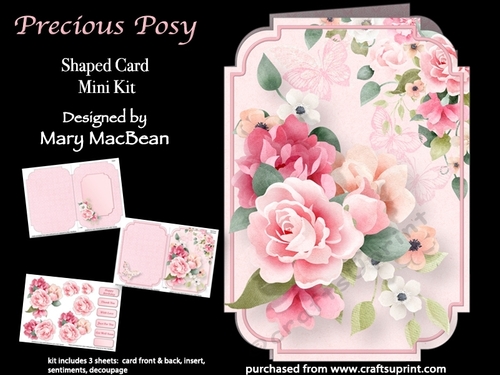 Precious Posy - Shaped Card Mini Kit