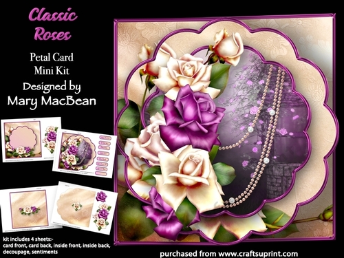 Classic Roses - Petal Card Mini Kit