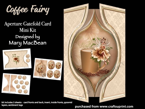 Coffee Fairy - Aperture Gatefold Card Mini Kit