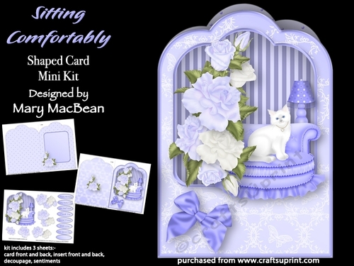 Sitting Comfortably - Shaped Card Mini Kit