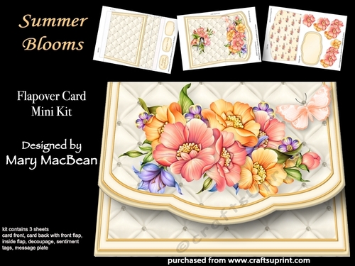 Summer Blooms - Flapover Card Mini Kit