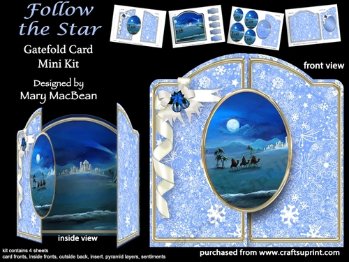 Follow the Star - Gatefold Card Mini Kit
