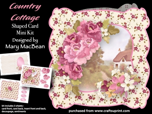 Country Cottage - Shaped Card Mini Kit
