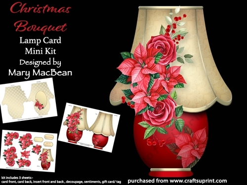 Christmas Bouquet - Lamp Card Mini Kit