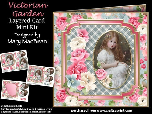 Victorian Garden - Layered Card Mini Kit