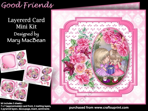 Good Friends - Layered Card Mini Kit