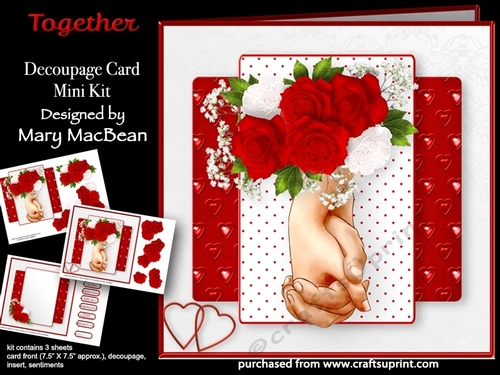 Together - Decoupage Card Mini Kit