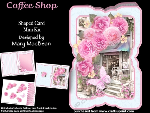 Coffee Shop - Shaped Card Mini Kit