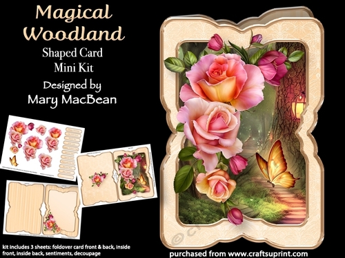 Magical Woodland - Shaped Card Mini Kit