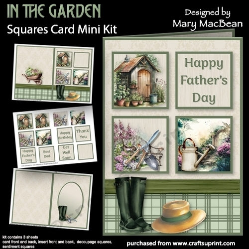 In the Garden - Squares Card Mini Kit
