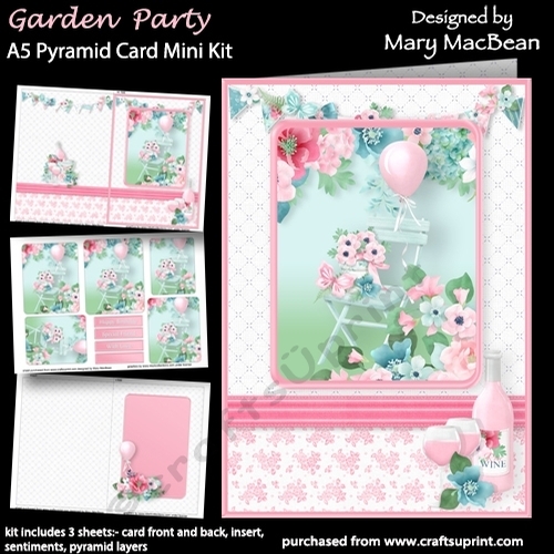 Garden Party - Pyramid Card Mini Kit