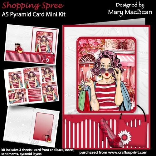 Shopping Spree - Pyramid Card Mini Kit