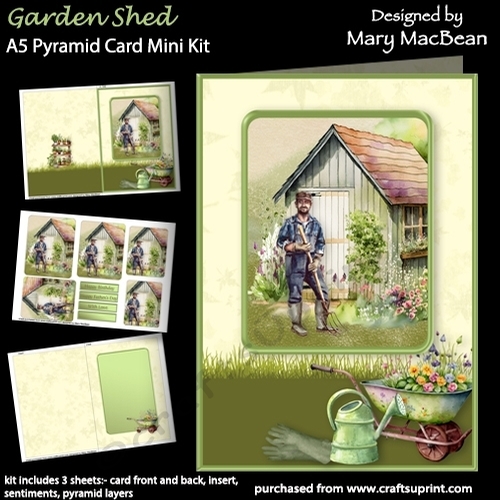 Garden Shed - Pyramid Card Mini Kit