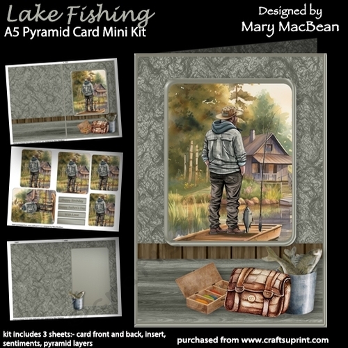 Lake Fishing - Pyramid Card Mini Kit
