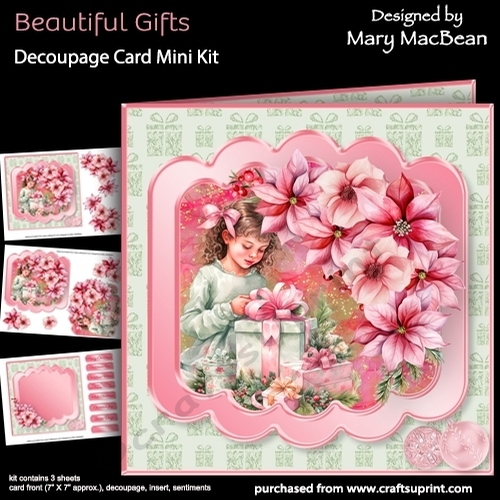 Beautiful Gifts - Decoupage Card Mini Kit