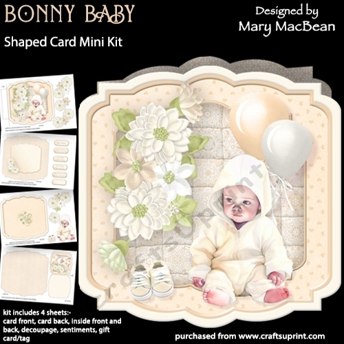 Bonny Baby - Shaped Card Mini Kit