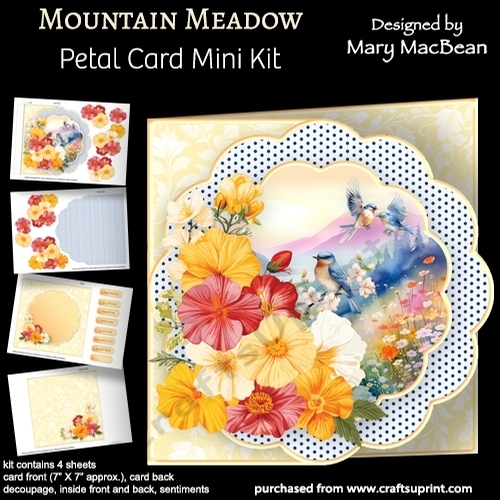 Mountain Meadow - Petal Card Mini Kit