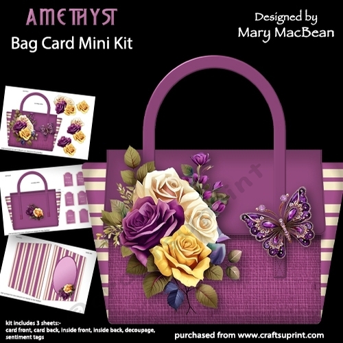 Amethyst - Bag Card Mini Kit