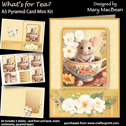Whats for Tea? - A5 Pyramid Card Mini Kit