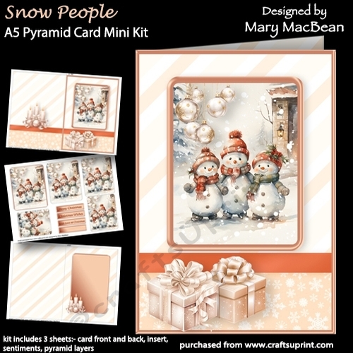 Snow People - A5 Pyramid Card Mini Kit