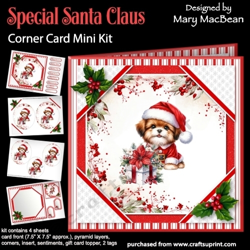 Special Santa Claus - Corner Card Mini Kit