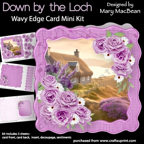 Down by the Loch - Wavy Edge Card Mini Kit