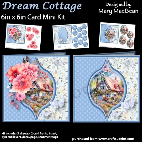 Dream Cottage - 6 x 6 Card Mini Kit