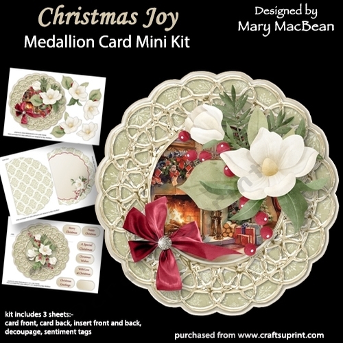 Christmas Joy - Medallion Card Mini Kit