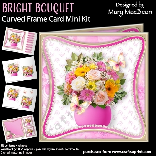 Bright Bouquet - Curved Frame Card Mini Kit