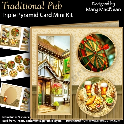Traditional Pub - Triple Pyramid Card Mini Kit