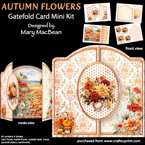 cup1394071_1648 - Autumn Flowers - Gatefold Card Mini Kit