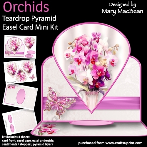 cup1411202_1648 - Orchids - Teardrop Pyramid Card Mini Kit