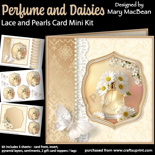cup1421126_1648 - Perfume and Daisies - Lace and Pearls Card Mini Kit