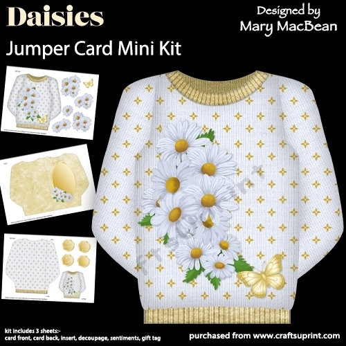 Daisies - Jumper Card Mini Kit