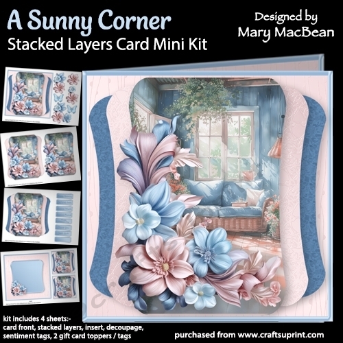 A Sunny Corner - Stacked Layers Card Mini Kit